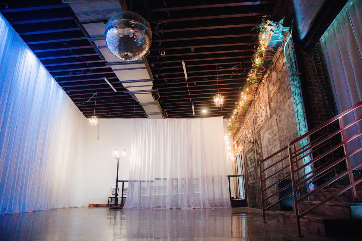 Indoor dance space at Copper Moon