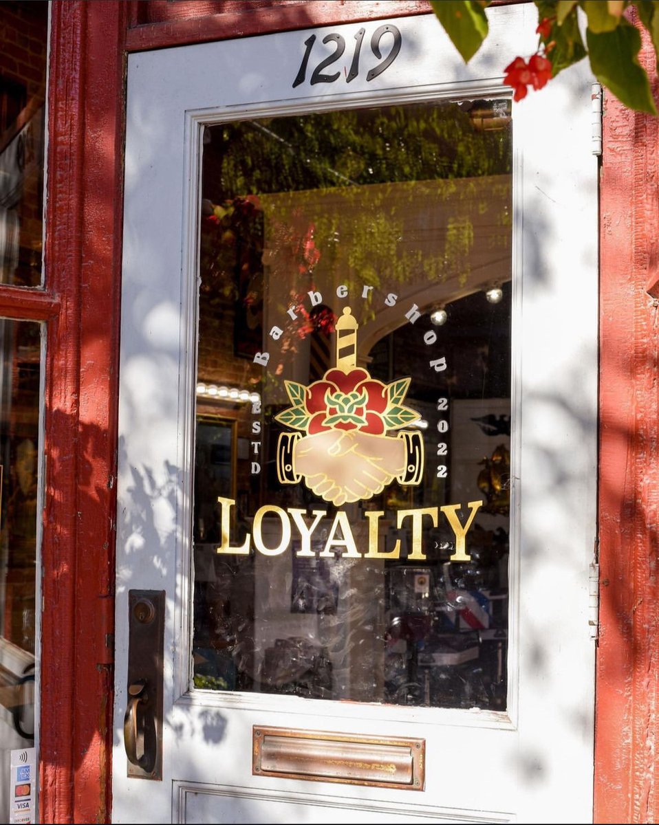 Loyalty Barbershop Front door