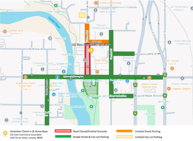 parking map for krampus